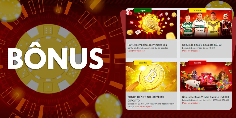 Bônus no site