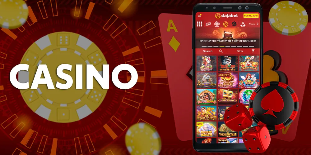 Cassino no aplicativo