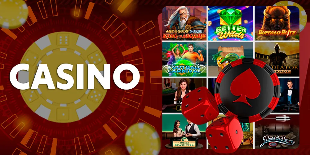 Cassino no site da empresa