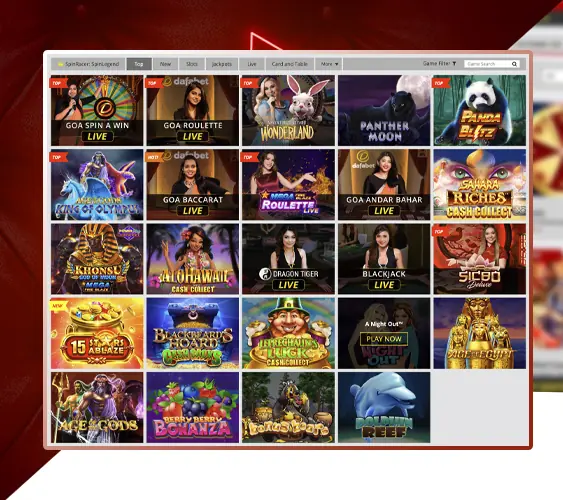 Searching for the right game at the casino