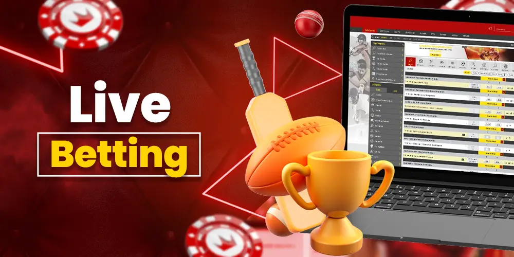 Live betting interface with real-time odds